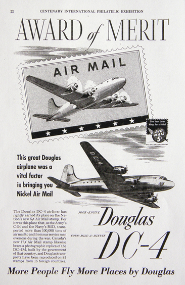 Douglas DC-4 ad 1947